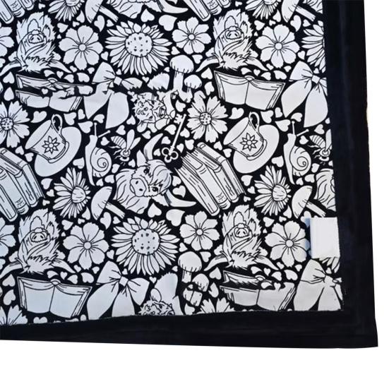 DIY Fargeleggingspledd 50" x 60" Sofapledd Vaskbart Fargelegg Ditt Eget Pledd Kunstprosjekt for Hjemmeinnredning Feriegaver Festaktivitet