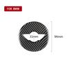 Real Carbon Fiber Auto Steering Wheel Logo Decorative Sticker For BM Cooper F55 F56 F60 Car Interior Modification Accessories