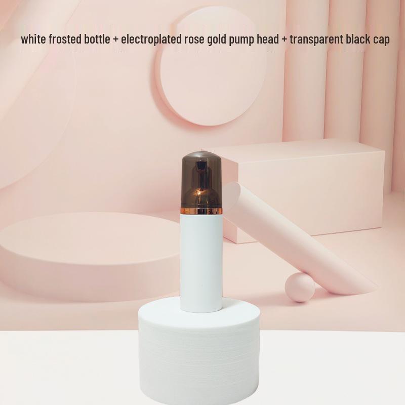 Matte Frosted Foam Face Wash & Eyelash Mousse Pump Bottle, 60ml