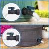 1 Set, PVC Water Barrel Spigot Kit, Connector Drain Adapter with Inner Connection for Garden, Rain Barre, Garden Tool Supplies