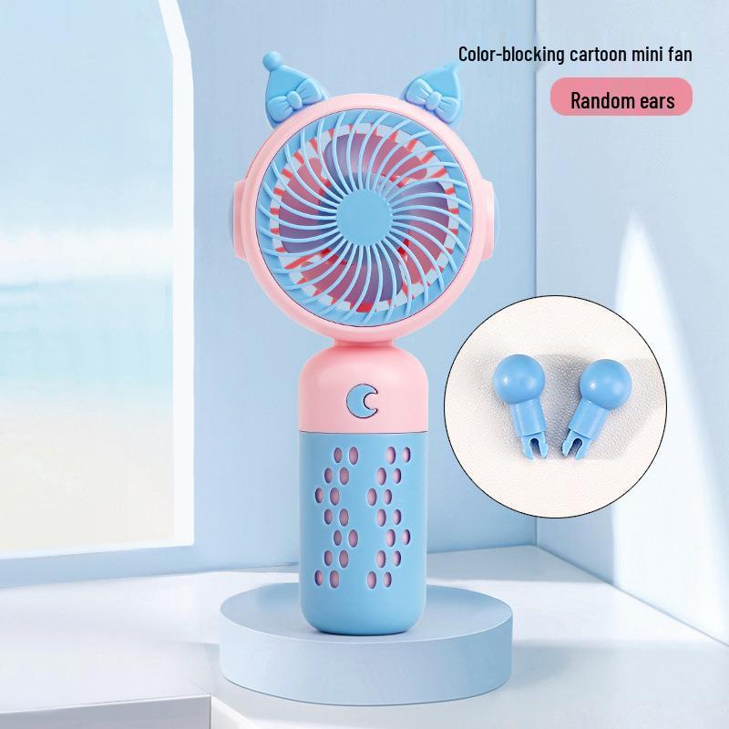 Rechargeable Mini USB Desk Fan: Portable, Strong Wind Handheld Electric Fan