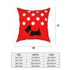 Scottie Dog Polka Throw Pillow Cover Decorative Pillow Scottish Terrier  Cushion Covers
