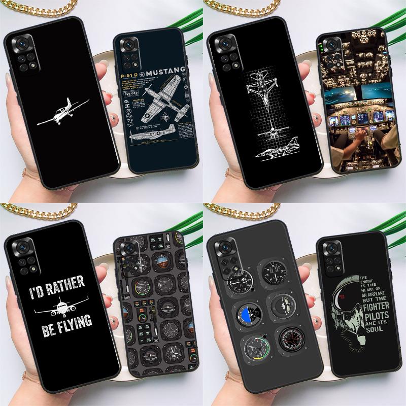 

Aircraft Airplane Fly Travel Case For Xiaomi Redmi Note 12 11 10 9 8 Pro Note 8T 9S 10S 11S Redmi 10 10C 12C 9C Cover