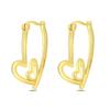 New 925 Silver Pink Heart Shape Women Earrings Brilliant Wedding Engagement Star Earrings Jewelry Gift