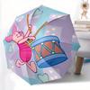 1pc Piglet Folding Umbrella - Compact Travel Umbrella with 8-Rib Design, Thickened And Reinforced Umbrella Frame Yy250728046