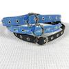 Casual Waist Belt Rhinestones Flower Punk Chain Grommet Belt for Wrap Dress Waist Belt for Suit Skirt Jeans Jewelry