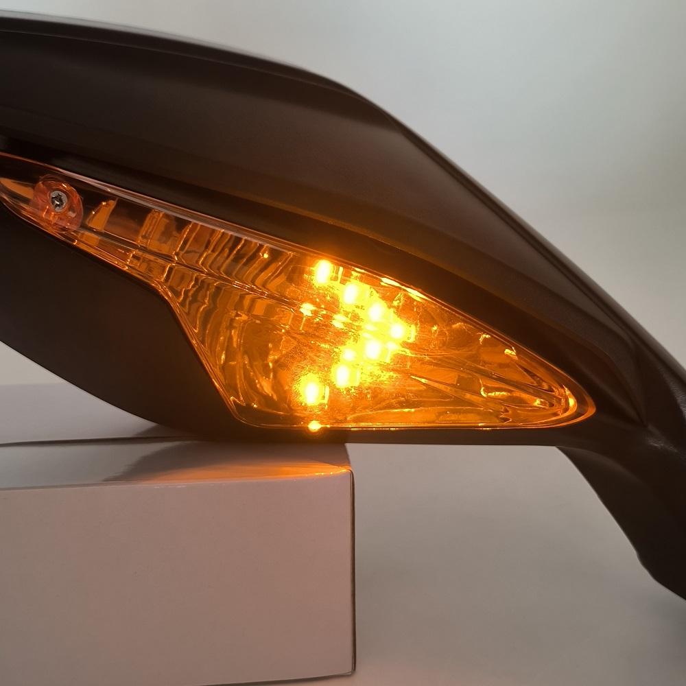 Motorrad Rückspiegel Außenspiegel mit Blinker Licht Für MV Agusta F3 675 800 2013-2020 Motorrad Rückspiegel