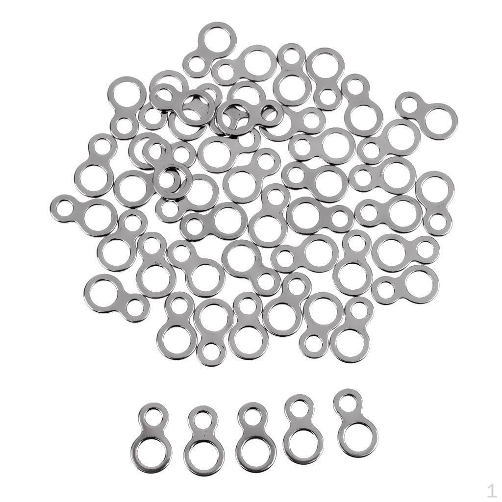 50Pc Fishing Tools Hook Butterfly ging Stainless Steel L