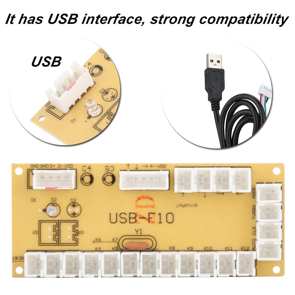 PCE Universal USBF10 Game Joystick Circuit Board Controller Control Board Assembly
