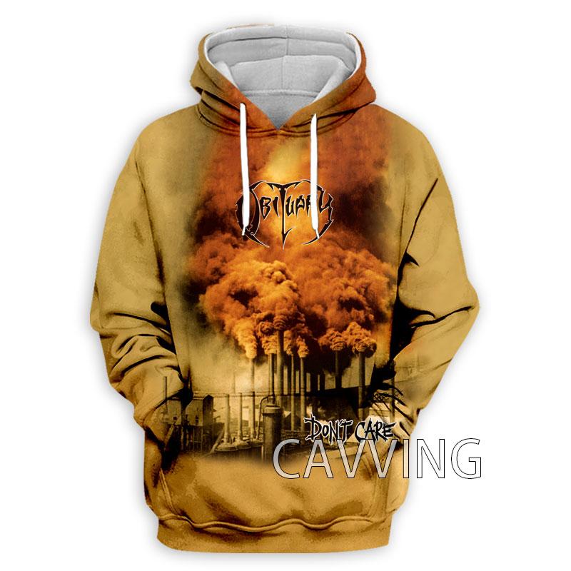 New Fashion Women/Men's 3D Print Obituary Rock Hoodies Hooded Sweatshirts Harajuku Hoodie Sweatshirts Tops Clothing