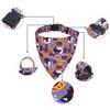 Halloween Dog Accessories for Small Large Dogs Cat Puppy Pet collar Pumpkin Skull Dog 1Pc Triangle scarf collar Pet Supplies