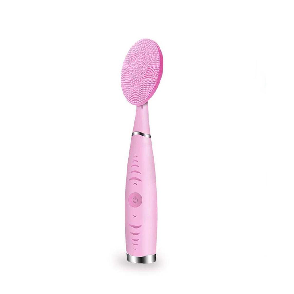 Rechargeable Handheld Long-handled Electric Silicone Face Wash Instrument