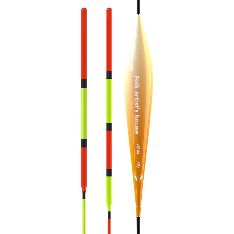 Folk Artists Vertical Buoy Fishing Float for Bighead Carp-Extra Thick Resistant Water Flow Shallow Water Use Long Traveling