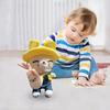 Brinquedo de Pelúcia Animal de Desenho Animado com Roupas Removíveis Mochila Porco Raposa Pintinho Lobo Urso Gato Coelho Cachorro Pelúcia Boneco de Pelúcia Fãs de Banda Presente