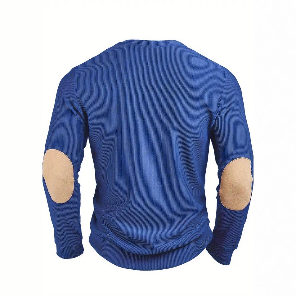 Autumn and Winter Outdoor Casual Long-sleeved Sportswear, Stand-up Collar Corduroy Men's Tops