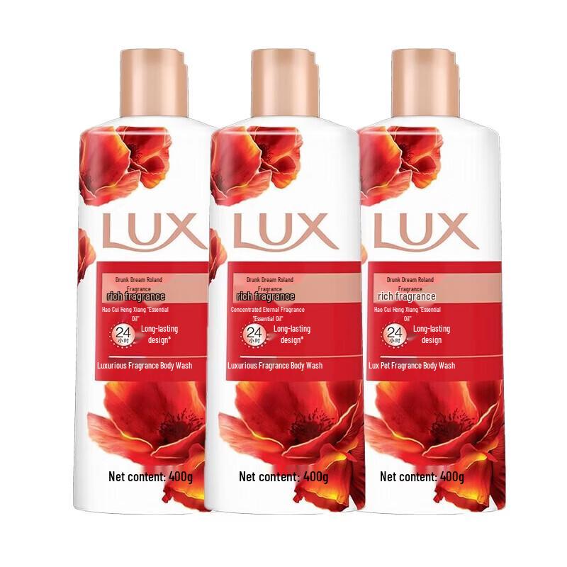 

Lux Dreamy Orchid Scented Body Wash - 3 x 400G Pack