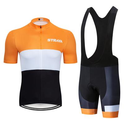 Tour de France Fietskleding Zomer Korte Mouw Fietskleding Heren Racefiets Broek Set 2026 Zomer Ademend Fietspak