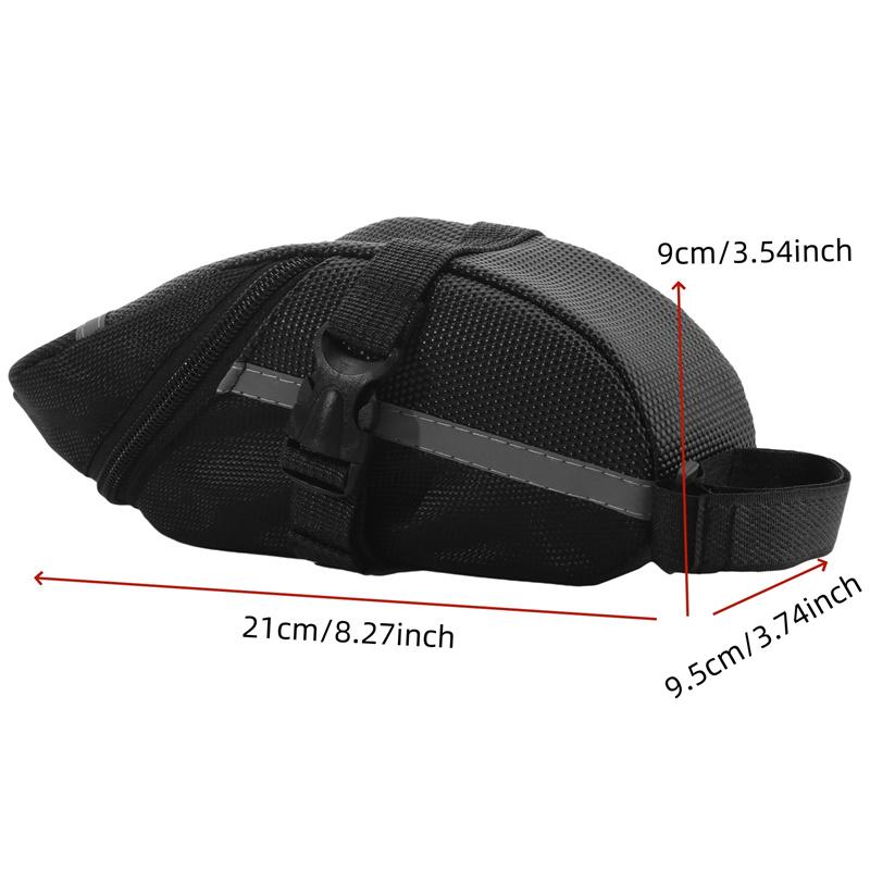 Borsetta da Sella per Bicicletta, Borsa Impermeabile da Reggisella per Bici, Borsa Posteriore Universale da Ciclismo per Mountain Bike e Bici da Strada