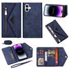 N.BEKUS For iPhone 17 Cases Skin-Touch Leather Wallet Phone Cover with Straps