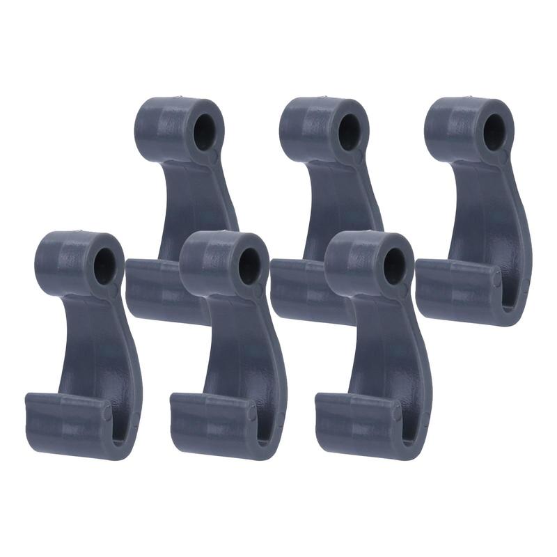 J Shaped Hook Nylon Lashing Hook Black ABS PP Tie Down Kayak Accessories for Boating Paddle Board Canoe Outdoors