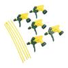 5pcs Heavy Duty Trigger Sprayer Nozzle Heads for Standard Spray Bottles Industrial Grade Plastic Replacement Parts