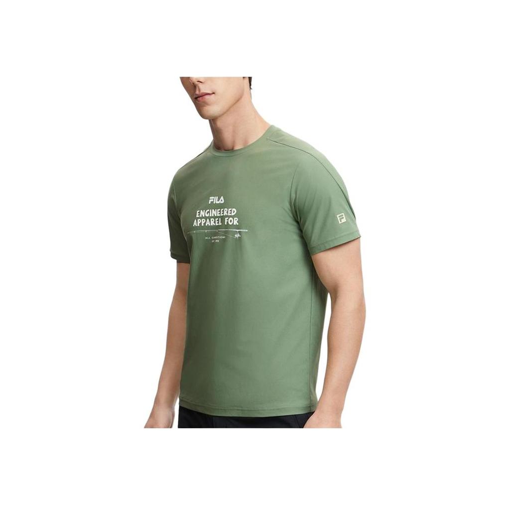 New FILA T Shirt Men's Alkaline Green A11M427112F-GN