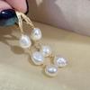 Natural Freshwater Pearl Earrings Women's Ins Long 18K Pendant French Retro Premium Earrings 2026
