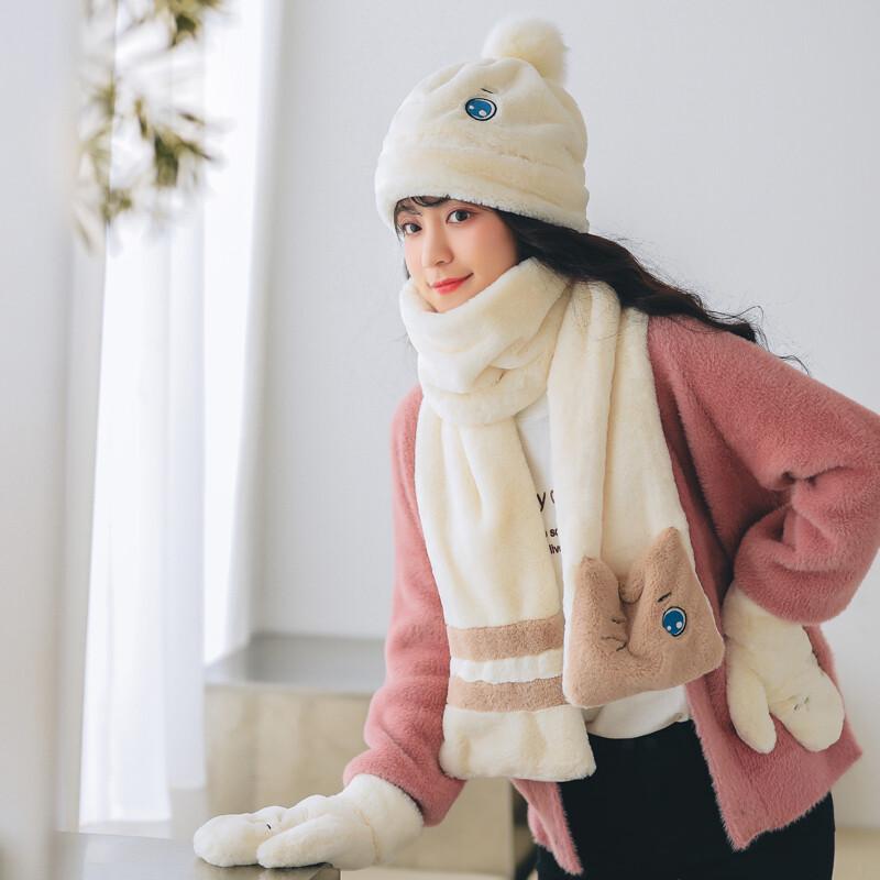 Women's Winter Hat Scarf Glove Set