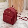 Mini Backpack Women PU Leather Shoulder Bag For Teenage Girls Kids Small Bagpack