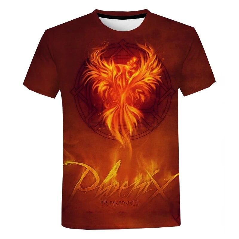 Y2K Îmbrăcăminte bărbați Dragon Totem Tricouri cu grafică Gât rotund Tricou supradimensionat Moda Harajuku Streetwear Topuri Tricouri