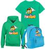 Kids Boys Girls Fun Squad Gaming TShirt Childrens Cool Fun Games Hoody Bagpack