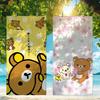 Cute R-Rilakkuma Towel Beach Towel Travel Lightweight Skin Friendly for Pool Beach Camping Cruise Summer