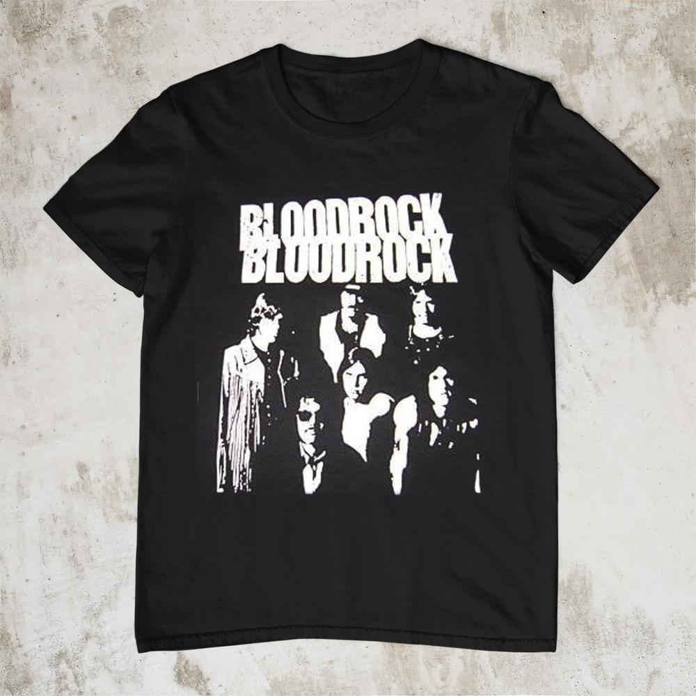 

BLOODROCK Band Short Sleeve Cotton Black Unisex All Size Shirt KH341 Unisex T-Shirt XXXXL