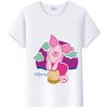 Kawaii Abbigliamento Anni 2000 Top Cartone Animato Disney Pooh Pimpi Maglietta Grafica Bluse Estive da Donna T-shirt Bianche da Uomo T-shirt Oversize da Donna