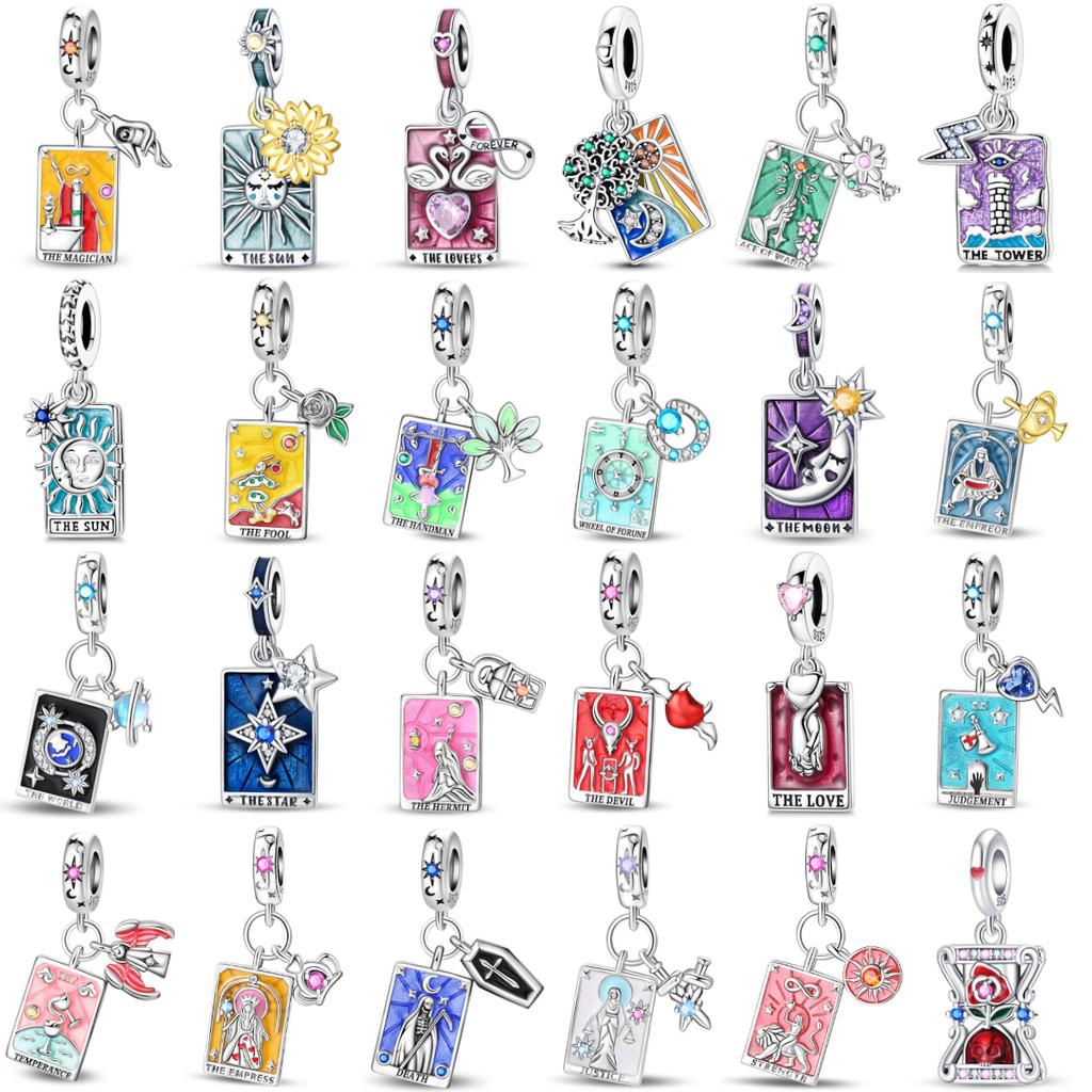 Authentic Copper Tarot Cards Death God Upright Position Charm Bead Charms Bead Charms Compatible With Necklaces Bracelets Do It Yourself Gifts Fine Je