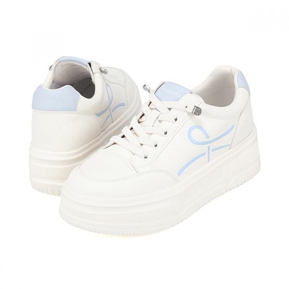 Barbara Leather Molded Height Increasing Sneakers 6cm Bbj165bl