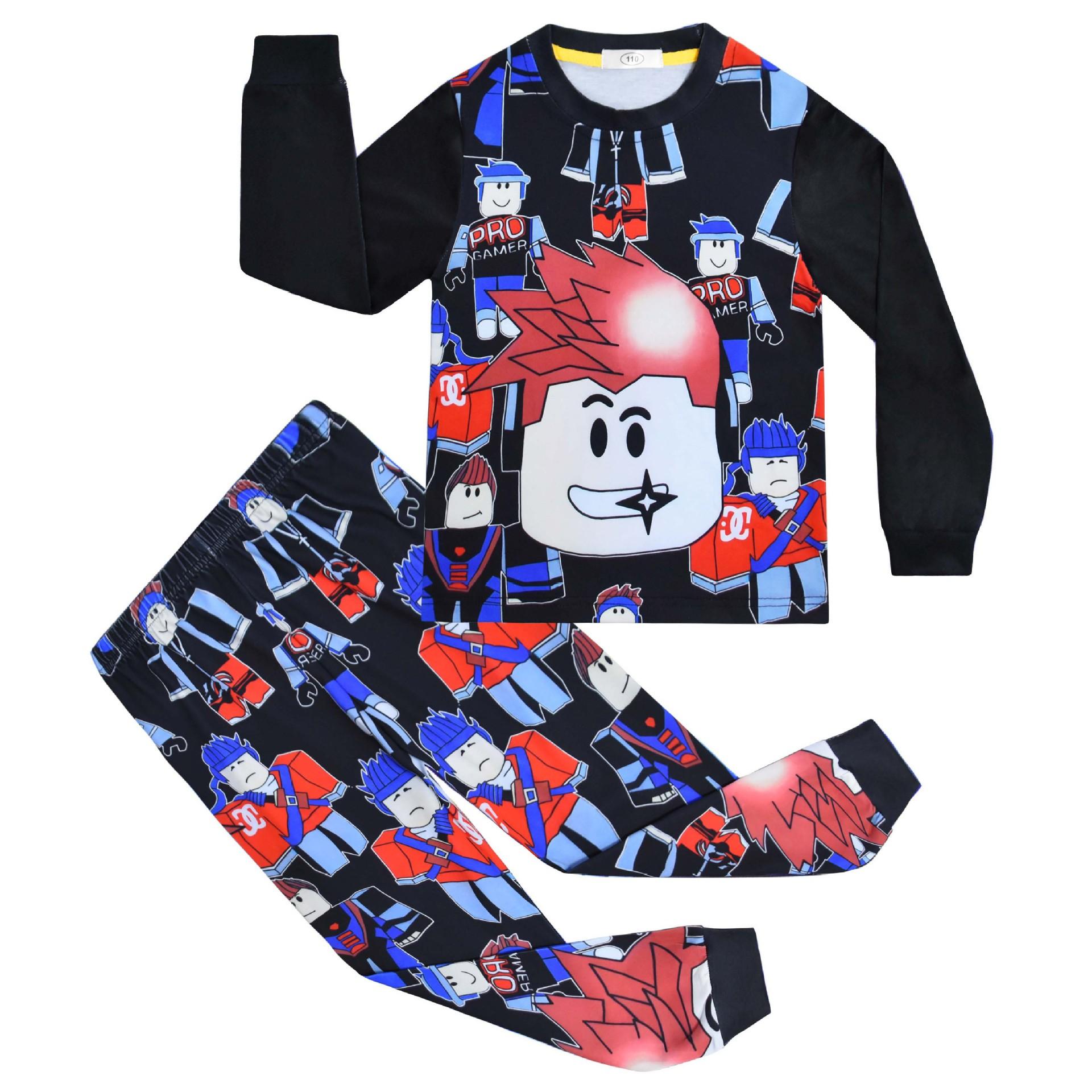 

Set, Rob Digital Printing, Medium And Large Boys Loungewear, Long Sleeves + Trousers, Two-Piece Set 81089. 110