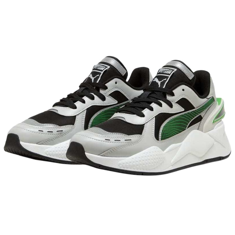 New PUMA RS X Cushioning, Wear Resistant Low Top Casual Shoes Unisex Black Gray 395339-04