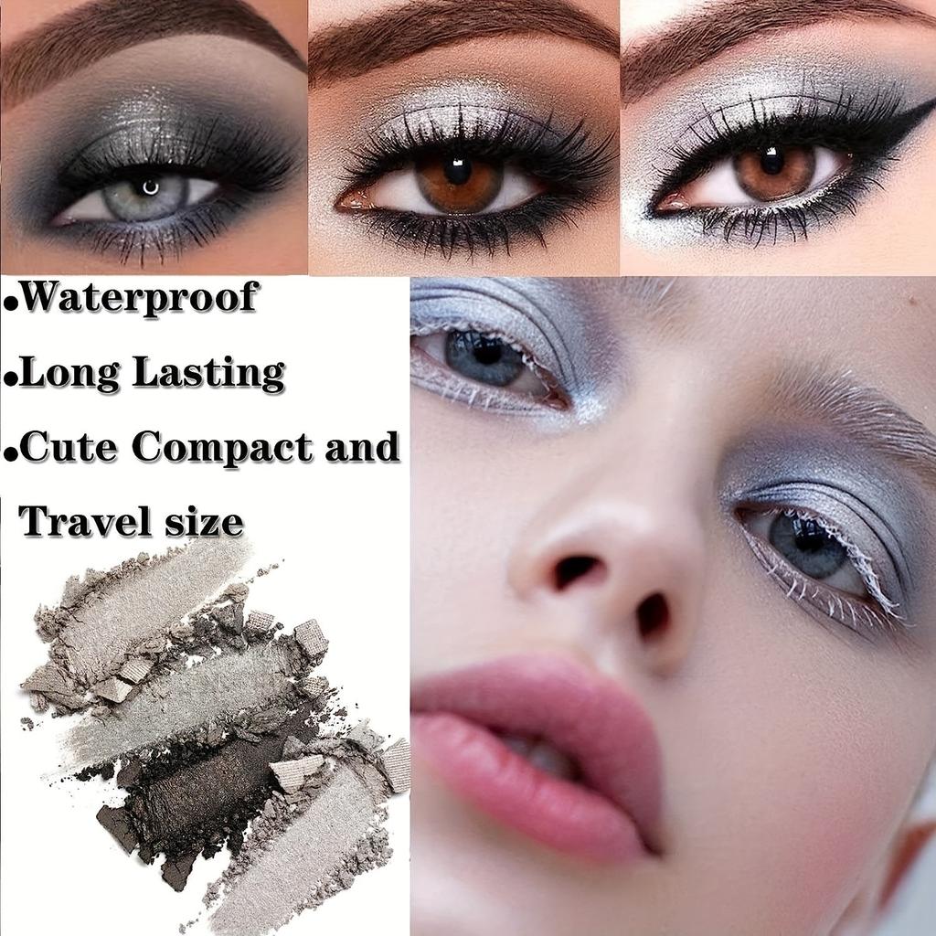 9-Color High-Shine Matte & Shimmery Eyeshadow Palette for Smokey Stage Party Music Festival Makeup Looks Long-Lasting Highly Pigmented Easy To Blend