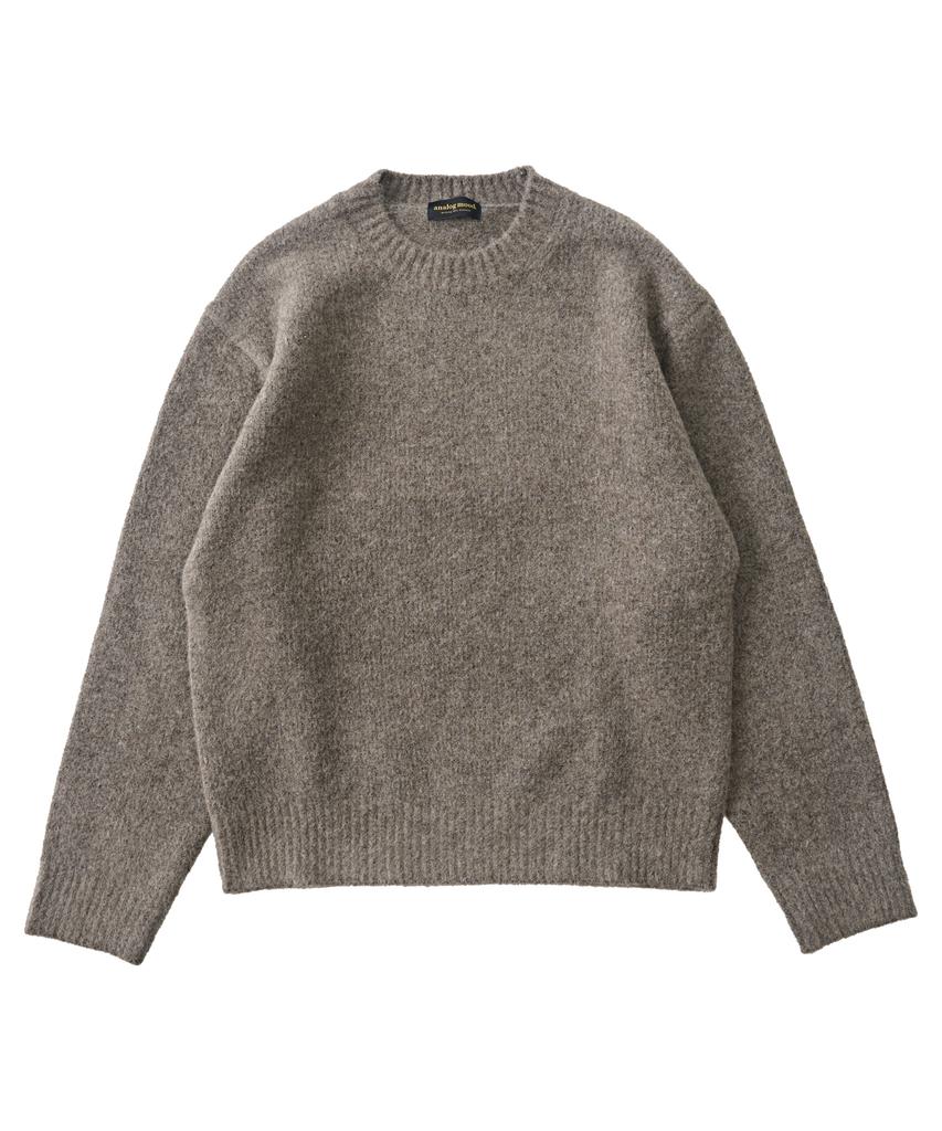 ANALOG MOOD Daily Angora Round Knit (Mocha)