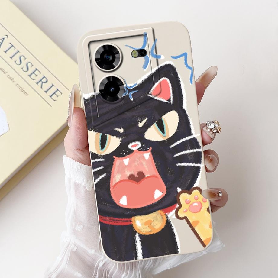 For Tecno Pova 5 4G LH7n Phone Case Back Cover Luxury Matte Soft Liquid Silicone Fundas For Tecno Pova 5 Pro 5G LH8n Bumper Capa