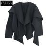 [/24 Year Made] IM43FO112 Pleated Cardigan/ Tops 2 blackUsed