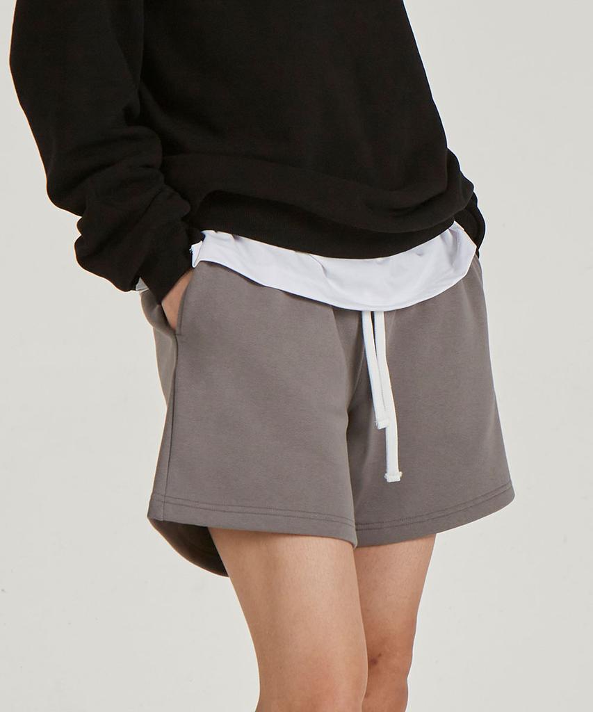 ASTRAL PROJECTION Basic Comfortable Waffle Terry Shorts_9 Colors