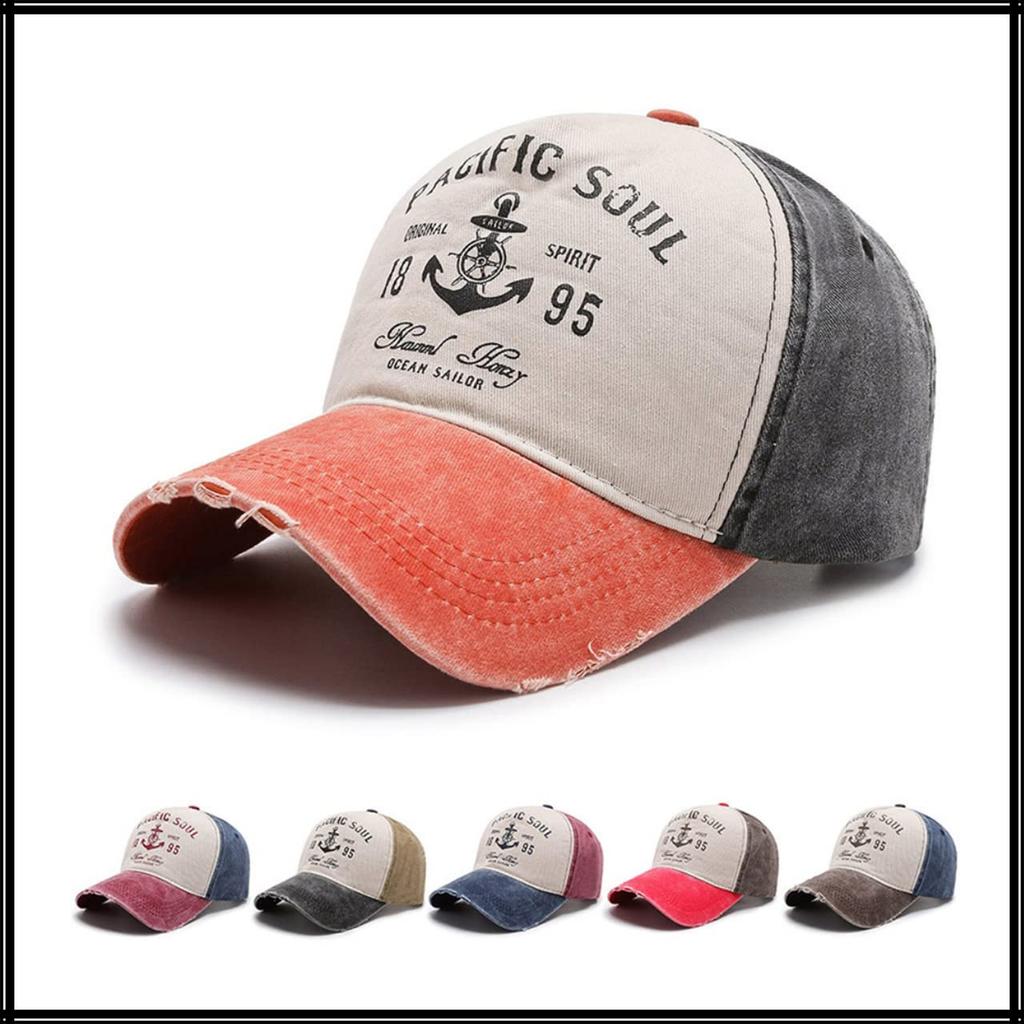 English American CA529 [White Fang] Hat, Letters, Logo, Cap, Casual, Vintage, Distressed, Design, Sports, Men's, Women's, (Black)