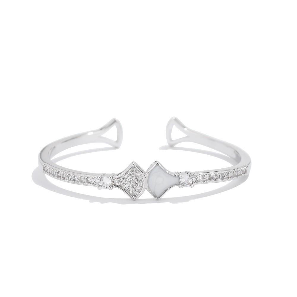 Hot-selling light luxury versatile CD bracelet Mori literary and artistic full diamond Seiko love bracelet