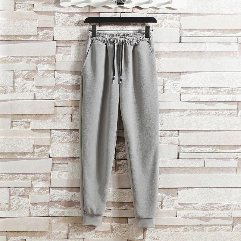 Spring and Autumn Trend Hooded Cardigan Sports Top Trousers Youth Leisure Sports Sweater Student Solid Color Fashion Suit Male