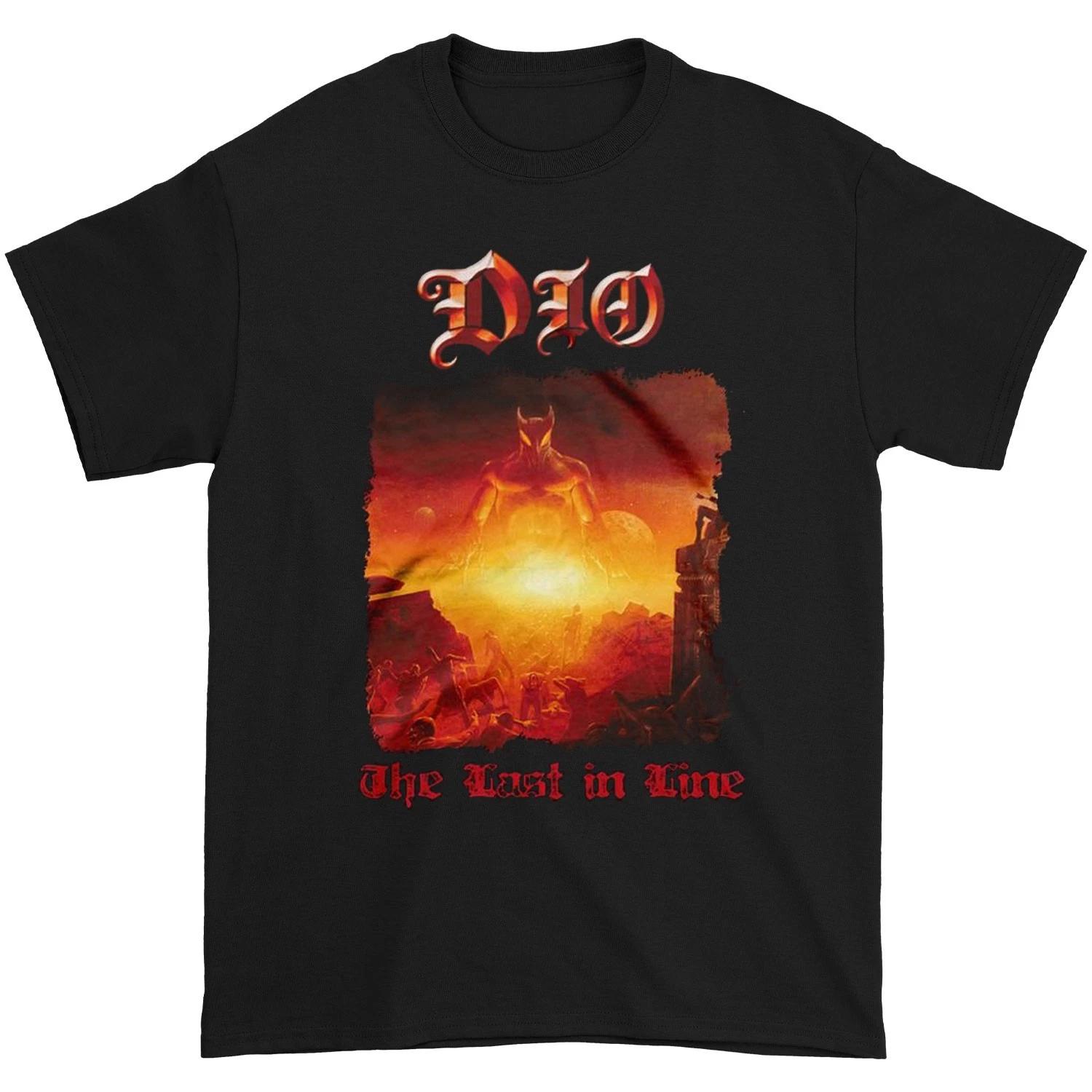 Men s Dio Last in Line T-shirt Medium Black XL