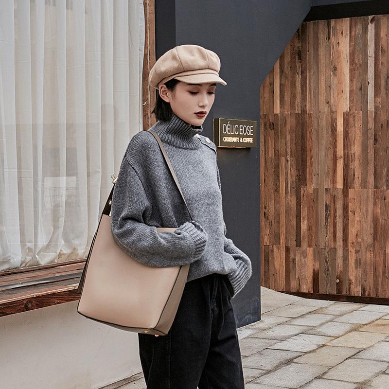 Beret Korean style British woolen octagonal hat autumn and winter cute simple retro versatile camel painter hat