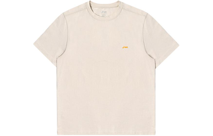 ASICS T Shirts Unisex Beige Crew Neck Moderate Other 2203A087-020 XXXL
