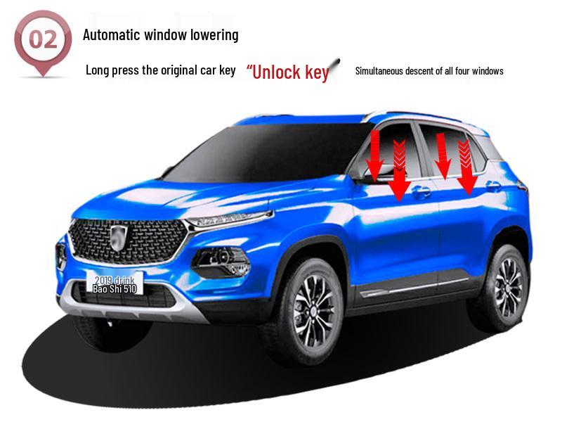 Baojun 510 Automatic One-Touch Window Lifter/Closer for 2017-2021 Models